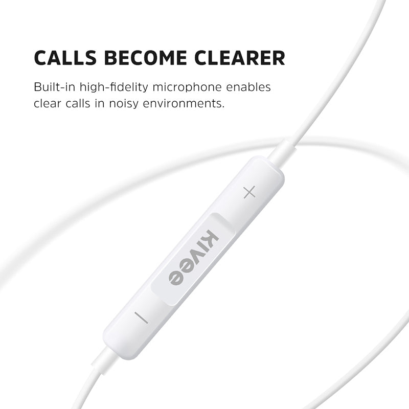 KIVEE KV-MT31 1.2m Wired Earphone Type-C Port Mobile Phone Wire Control Music Calling Headset KIVEE KV-MT31 1.2m Wired Earphone Type-C Port Mobile Phone Wire Control Music Calling Headset